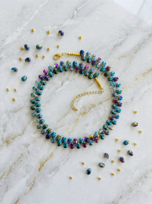 Prism Collar Necklace - Mixed