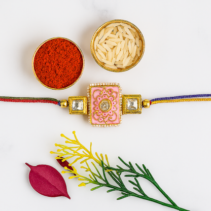 Rectangle Rakhi - Pink.png